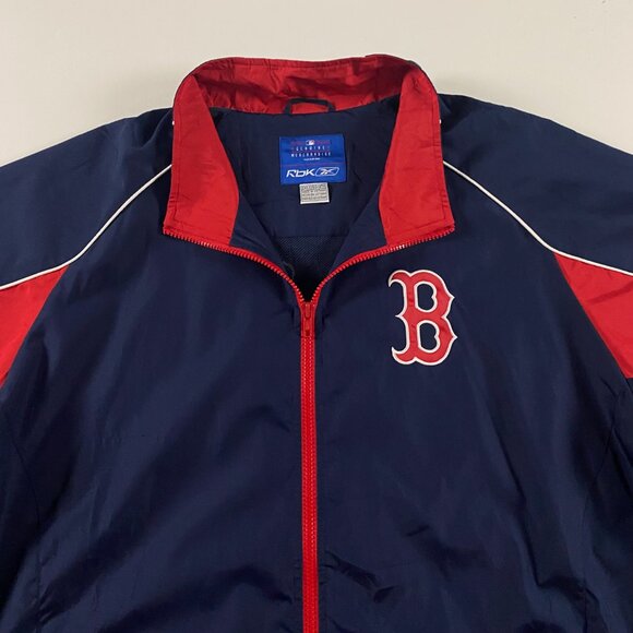 Boston Red Sox Reebok Jacket Men's 2XL Windbreaker Full Zip - Picture 7 of 11